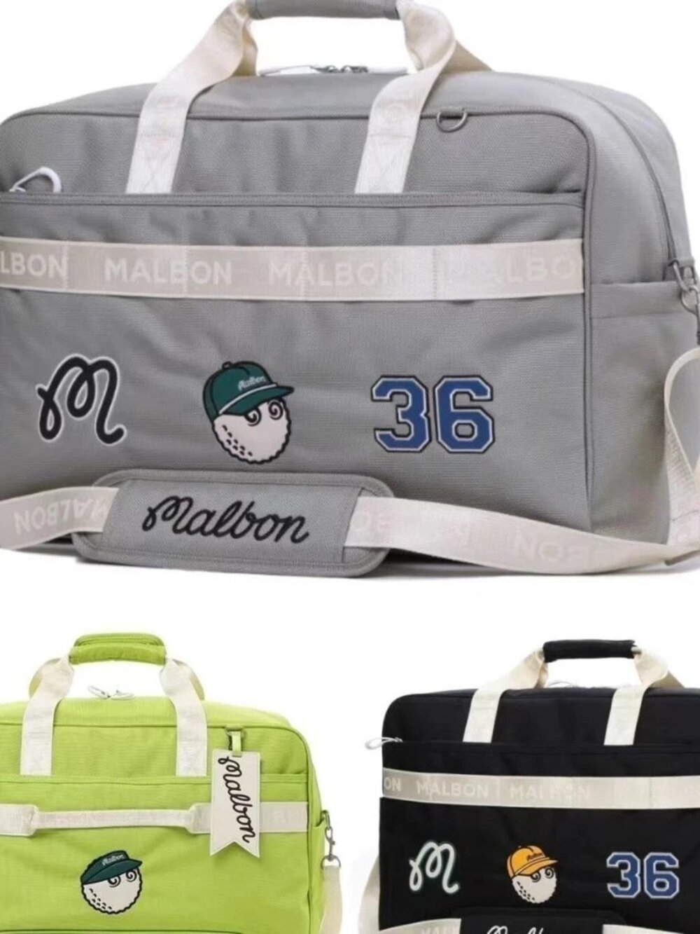 Malbon Golf Bag Unisex Shoulder Bag Clothes Storage